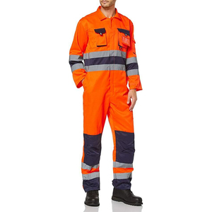 Welding Fire Retardant Work Wear Coverall <b>Waterproof</b> Insulated Coveralls Unisex Safety Coverall Hi-Vis Nylon <b>Overall</b> - Product Image 1