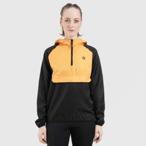 Sudadera con Capucha Amarilla y Negra para Mujer, Marca Orphix, con Cierre en el Cuello, Tejido Ligero, Diseño Deportivo para Entrenamiento de Verano y Otoño, Tallas XS a 4XL - Product Image 1
