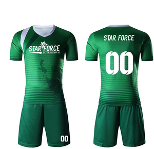 Maillot de football meilleure conception séchage rapide respirant sublimation uniformes de football 100% polyester personnalisé équipe porter des uniformes de football OEM - Product Image 3
