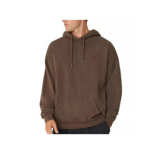 Sudadera con Capucha para Hombre, Estilo Urbano, Otoño, Color Liso, de la Mejor Calidad, Transpirable, de Secado Rápido, Impermeable, Hecha a Medida - Product Image 1