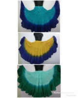 Falda Gypsy Teñida de 25 Yardas, 95% Algodón, 5% Elastano, Marca Premium, Nueva, Larga, Acampanada, Transpirable, para Ballet, Danza Latina, IMPACT, para Mujer