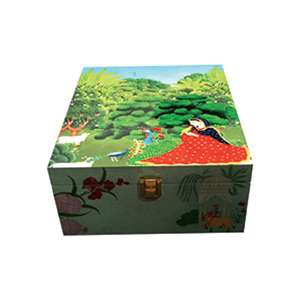 Cajas de almacenamiento de joyería impresas de estilo elegante hechas a mano accesibles a un precio razonable hechas de madera MDF para un embalaje conveniente - Product Image 4