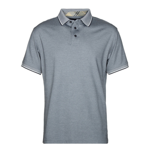 Chemises d'été décontractées à manches courtes T-shirt Impression de broderie de logo personnalisé pour les chemises cintrées à la mode pour hommes - Product Image 1