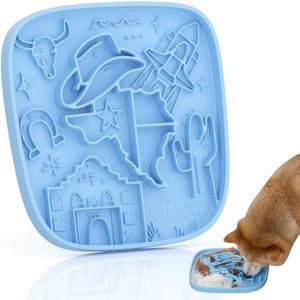 HILIM Pet calming <b>silicone</b> licking <b>mat</b> slow feeder reduces anxiety improves digestion safe dishwasher design non slip - Product Image 1