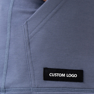 Sudadera con capucha de gimnasio personalizada para hombre, ropa de calle, sudaderas con capucha en blanco para invierno, deportes ajustados, entrenamiento, correr, chándal de algodón - Product Image 5