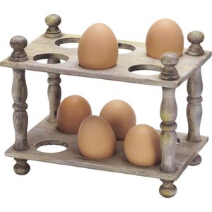Handcrafted Wooden Egg <b>Rack</b> For Gift Purpose Perfect For Weddings Housewarming And Farmhouse Themed <b>Kitchen</b> Lovers - Product Image 5