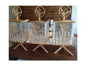 Recipiente para Especias de Acero Inoxidable Repujado, Diseño Moderno y Lujoso, Tamaño Estándar, Acabado Dorado Pulido, Diseño Trenzado, Conservación de Frescura DC - Product Image 6