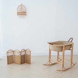 Cesta de cambio de bebé de algas marinas hecha a mano más vendida, suministros de bebé tejidos de algas marinas naturales para niños - Product Image 2