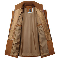 Veste matelassée en laine chaude pour homme, coupe-vent, à col rabattable, de haute qualité, personnalisable, vente en gros, pour l'hiver, style streetwear