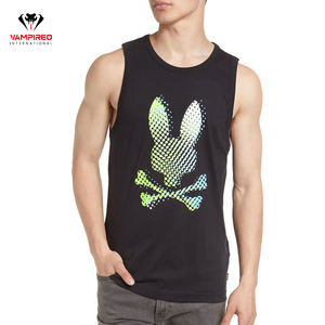 2025 New Fashion Printed Sleeveless Tank Tops Vests Quick Dry Gym Training Athletic Workout Bodybuilding Tank Top <b>Singlet</b> <b>Men</b> - Product Image 1