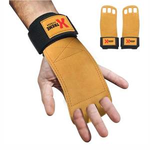 Protector de Manos para Levantamiento de Pesas, de Cuero Transpirable, Antideslizante, Resistente, con Logotipo Personalizado - Product Image 5