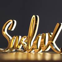 Enseigne commerciale personnalisée, lettres 3D en acrylique rétroéclairées par LED, logo, enseigne publicitaire extérieure rétroéclairée par LED, enseigne publicitaire d'usine