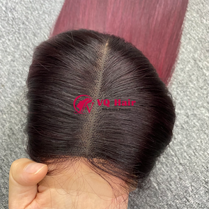 วิกผมแท้จากเวียดนามวิกผมตรงลายกระดูกมนุษย์ลูกไม้ด้านหน้า - Product Image 3