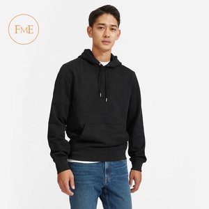 Sudadera con capucha de cuello redondo con cremallera completa Vintage de peso pesado de alta calidad 100% algodón transpirable en relieve pantalla 3D para estampado Puff - Product Image 5