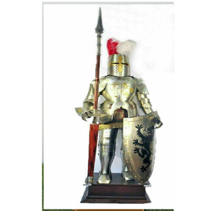 Casque grec ancien de qualité musée en gros | Couvre-chef de guerrier décoratif avec crête pour reconstitution historique - Product Image 4