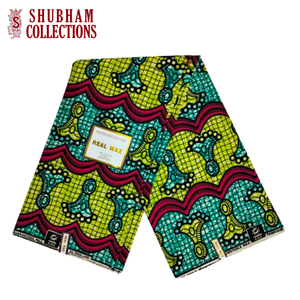 Tela Ankara de Algodón Africano Puro de Primera Calidad, Tejido con Cera, Ecológico, para Cortinas y Almohadas - Product Image 6