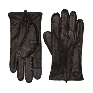 Gants de conduite en cuir véritable personnalisables de haute qualité pour hommes avec protection UV - Product Image 1