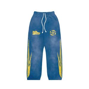 ชุดวอร์ม2025มีซิปพิมพ์ลายสำหรับฝึกซ้อมสีฟ้าสีพื้นแบบกำหนดเองดีไซน์ใหม่ - Product Image 3