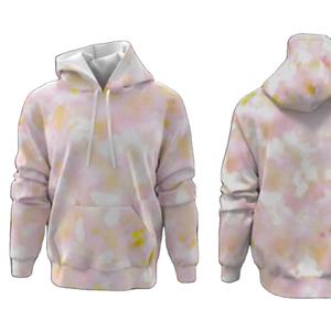 Vente en gros Sweat à capuche moderne unisexe surdimensionné en tissu doux et chaud pour l'hiver Design Tie Dye - Product Image 1