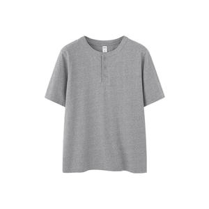 Camisetas informales de gran tamaño con cuello redondo de calidad superior, camisetas con hombros caídos 280GSM 100% algodón de talla grande, camiseta pesada - Product Image 6