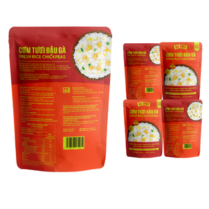 Riz frais Pois chiches Repas prêt à manger sans gluten du Vietnam Repas de riz instantané pré-emballé Lives occupées au micro-ondes - Product Image 4