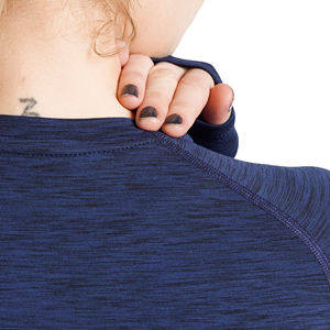 Camiseta de compresión unisex de manga corta de ajuste regular al por mayor, top de yoga, ropa deportiva personalizada, para equitación, deportes de verano, bonita. - Product Image 5