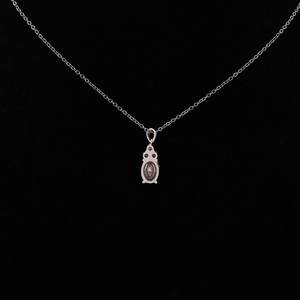 Lab Grown Diamond Oval Pendant 14K Gold IGI Certified <b>Necklace</b> - Product Image 3