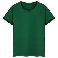 T-shirt basique pour homme en coton 200g, à manches courtes, couleur unie, avec logo personnalisé brodé ou imprimé, idéal pour les étudiants