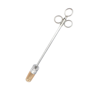 Balling Gun Aplicador de bolo de ganado en acero inoxidable Herramienta de entrega de bolos de animales, todos los instrumentos veterinarios disponibles - Product Image 4