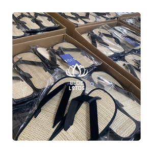 100% รองเท้าแตะหญ้าทะเลทำด้วยมือเป็นมิตรกับสิ่งแวดล้อมทนทานดีไซน์ใหม่2024 MS Amelia + 84855014447 - Product Image 1