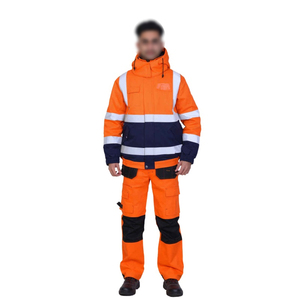 Sweat-shirts de sécurité haute visibilité, classe 2 ANSI, imperméables, en coton épais, réfléchissants, logo personnalisé, Kosmo Exports - Product Image 1