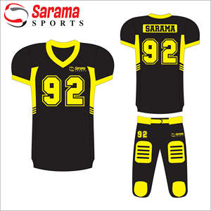 Uniforme de fútbol americano de la mejor calidad y de talla grande, uniforme de fútbol americano ligero y personalizado para hombre a precio de fábrica, - Product Image 1