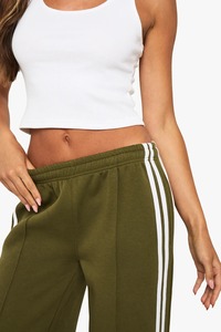 OEM/ODM Vente chaude printemps-automne sur mesure Vêtements décontractés à la mode Pantalons de survêtement en coton Nouveau design de pantalon pour femmes de couleur unie - Product Image 3