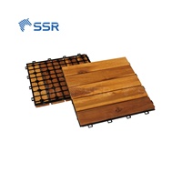 SSR VINA-carreaux de terrasse en bois d'acacia-carreaux de terrasse carreaux de sol extérieurs pour meubles de jardin