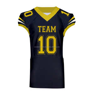 Uniforme de fútbol americano de alta calidad, ropa deportiva, aparejos para adultos, sarga, conjunto de camisetas de fútbol americano con diseño de sublimación acolchado - Product Image 6