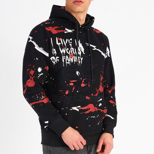 เสื้อมีฮู้ดสำหรับผู้ชายสีพื้นแบบลำลองกำหนดเอง2023ต่ำ - Product Image 3