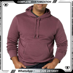 Sweats à capuche personnalisés de haute qualité pour hommes Sweatshirt à capuche unisexe Logo personnalisé Sweats à capuche unis pour hommes - Product Image 4