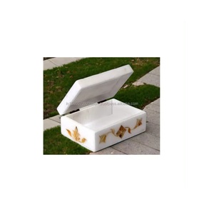 Meilleure vente Stonecrafts International boîte à bijoux incrustée de perles de mère jaune doré pour femmes cadeau de la Saint-Valentin dans le monde entier - Product Image 2