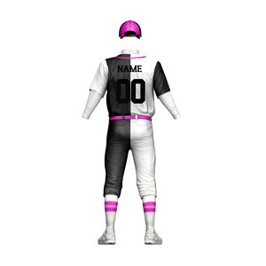 Uniforme de Béisbol de Color Sólido Hecho con Material 100% Poliéster, Nueva Llegada, Alta Calidad - Product Image 2