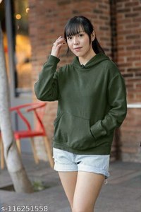 OEM Logo personnalisé Grande taille Vêtements pour femmes Pull-over en polaire Sweat à capuche en polaire de haute qualité en fourrure et peluche pour femmes - Product Image 2