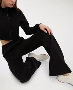 <b>Women</b> custom logo sweatsuit set oversized fit hoodie and <b>jogger</b> pants fleece winter warm outfit bulk wholesale stylish wear - Product Image 5