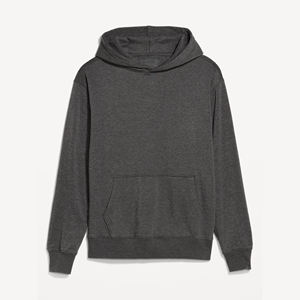 Sweat à capuche minimaliste pour homme, en molleton personnalisé, coupe ample, décontracté, streetwear urbain, vêtement d'hiver à capuche, OEM, marque privée - Product Image 4