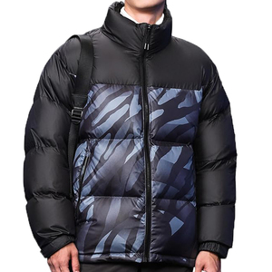 Nueva moda pluma de ganso brillante burbuja hombres Puffer chaqueta hombres puffer chaquetas personalizadas para OEM con diseño de logotipo - Product Image 5