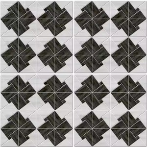 Série Punch Carreau de céramique 3D coloré 300x300mm Mat antidérapant Art Floor Wall Decor - Product Image 1