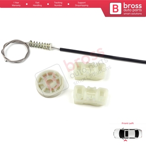 Juego de Reparación de Elevalunas Eléctrico BWR404, Puerta Delantera Izquierda para Land Freelander MK1 L314 LN 1997-2006 3/5 Puertas LR006372 - Product Image 6