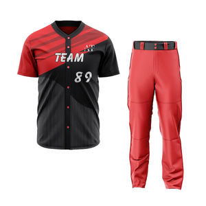 Fabricante de camisetas de béisbol y softbol unisex Nuevo diseño de color degradado Camisas suaves para venta al por mayor - Product Image 1