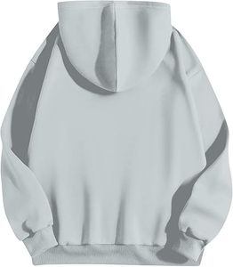 เสื้อมีฮู้ดลำลองสำหรับผู้ชาย, เสื้อฮู้ดลำลองสีพื้นใส่ได้พอดีตัวสำหรับฤดูหนาวของผู้ชาย - Product Image 3