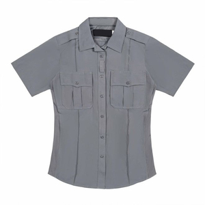 2025 nouveau style chemise uniforme de sécurité avec bouton à manches courtes quantité minimale de commande bas disponible dans toutes les couleurs et tous les styles pour les gardes - Product Image 6