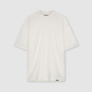 Camiseta de moda de verano 2024, camiseta Premium para hombre, camisetas personalizadas lisas de gran tamaño blancas de algodón Pima orgánico - Product Image 5