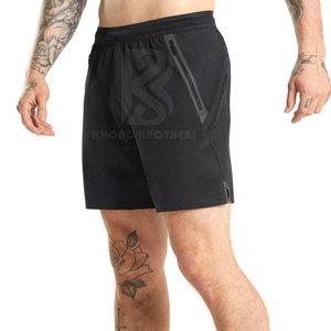 Short de gym pour hommes grande taille personnalisé en gros coupe ample et cordon de serrage 100% coton motif solide style décontracté vente en ligne - Product Image 1
